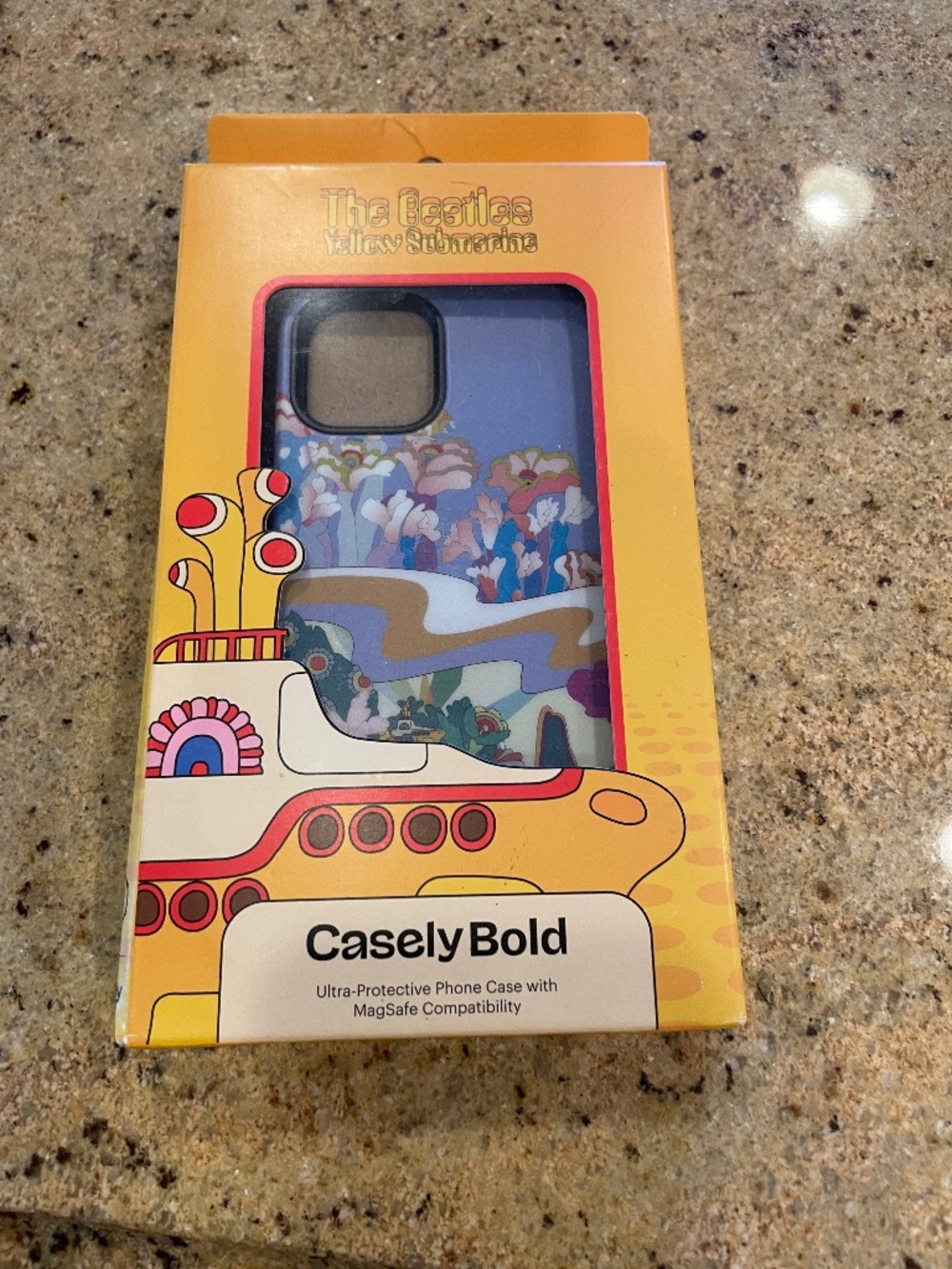 Casely iPhone 12 Pro case, Beatles Yellow Submarine - brand new never used
